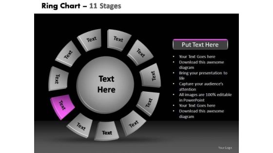 PowerPoint Designs Success Donut With Core Ppt Slides