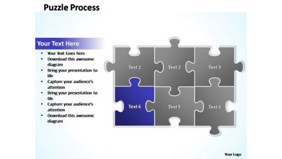 PowerPoint Designs Success Puzzle Ppt Backgrounds