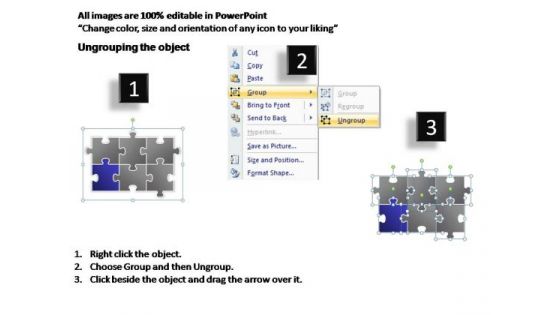 PowerPoint Designs Success Puzzle Ppt Backgrounds