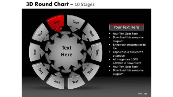 PowerPoint Designs Success Round Chart Ppt Themes