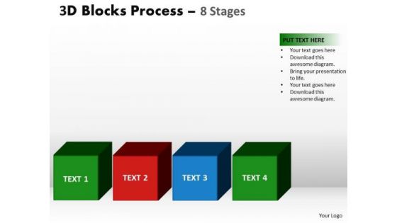 PowerPoint Designs Teamwork Blocks Process Ppt Themes