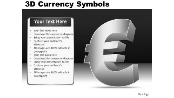 PowerPoint Euro Currency Symbok