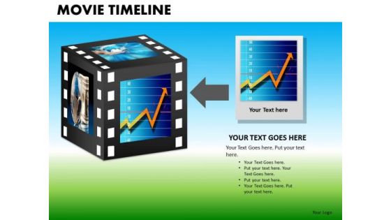 PowerPoint Filmstrip Corporate Education Movie Timeline Ppt Template