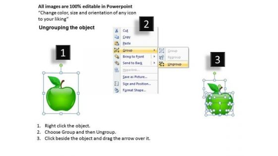 PowerPoint Graphics And Clipart Editable Apple Slides