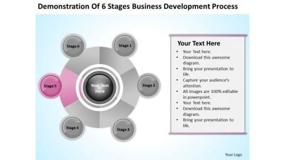 PowerPoint Graphics Business Of 6 Stages Development Process Ppt Template