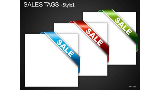 PowerPoint Graphics Sales Tags Editable Ppt Slides