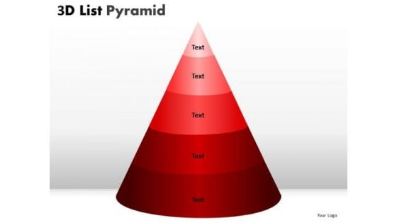 PowerPoint Layout Bulleted List Chart Pyramid Ppt Process