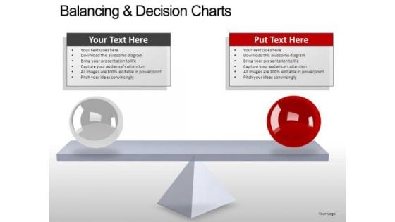 PowerPoint Layout Business Balancing Decision Ppt Slides