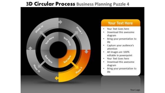 PowerPoint Layout Business Leadership 3d Cycle Chart Process Ppt Presentation Designs