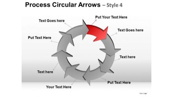 PowerPoint Layout Business Success Process Circular Arrows Ppt Layout