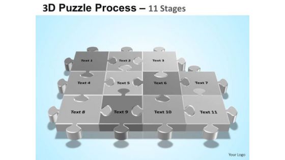 PowerPoint Layout Chart Puzzle Process Ppt Design