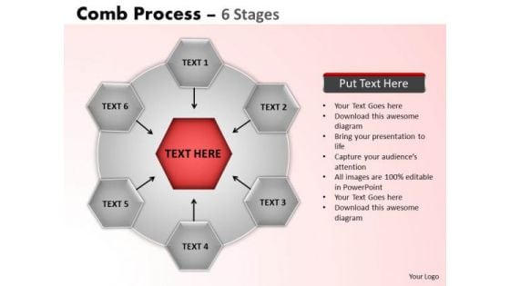 PowerPoint Layout Chart Wheel And Spoke Process Ppt Slides