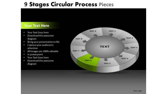 PowerPoint Layout Company Circular Process Ppt Design
