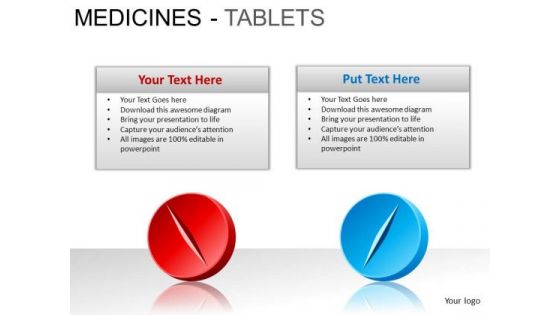 PowerPoint Layout Company Medicine Tablets Ppt Backgrounds
