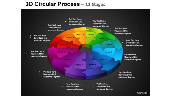 PowerPoint Layout Cycle Process Circular Process Ppt Presentation Designs