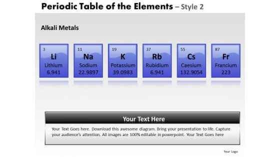 PowerPoint Layout Diagram Periodic Table Ppt Design