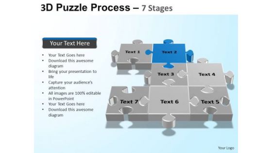 PowerPoint Layout Diagram Puzzle Process Ppt Design Slides