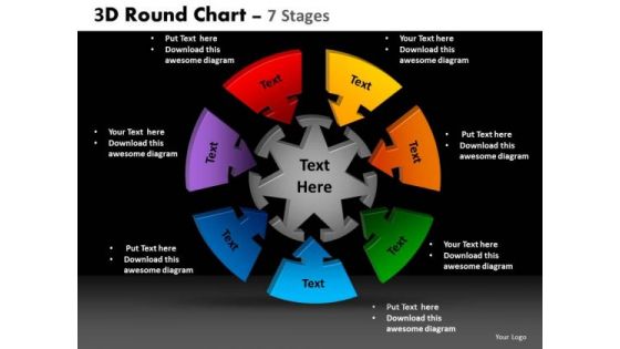 PowerPoint Layout Diagram Round Chart Ppt Layouts