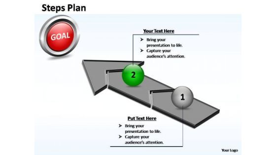 PowerPoint Layout Diagram Steps Plan 2 Stages Style 4 Ppt Slide Designs