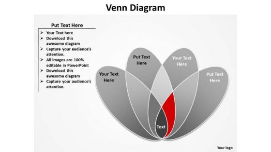 PowerPoint Layout Editable Venn Diagram Ppt Design