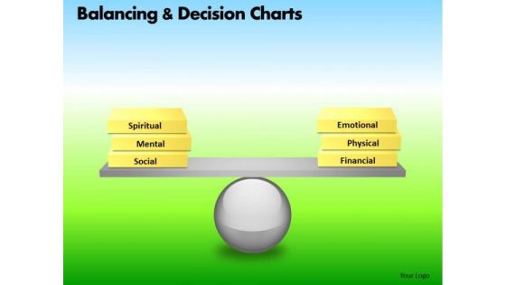 PowerPoint Layout Executive Strategy Balancing Decision Charts Ppt Process