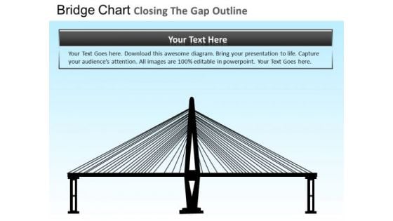 PowerPoint Layout Executive Success Bridge Closing Gap Ppt Slide