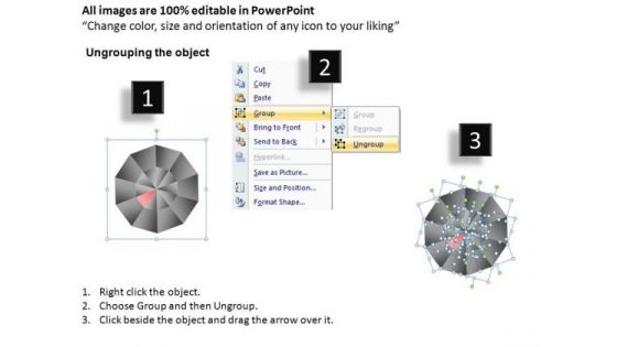 PowerPoint Layout Global Circular Quadrant Ppt Slide Designs