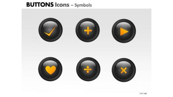 PowerPoint Layout Graphic Buttons Icons Ppt Slide Designs