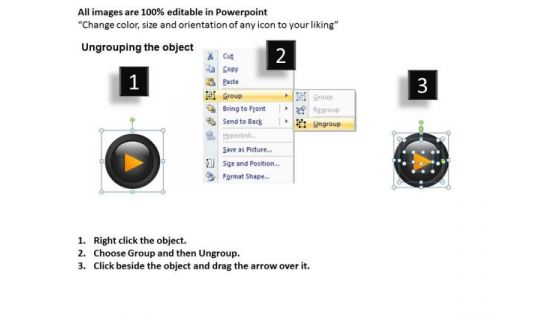 PowerPoint Layout Graphic Buttons Icons Ppt Slide Designs