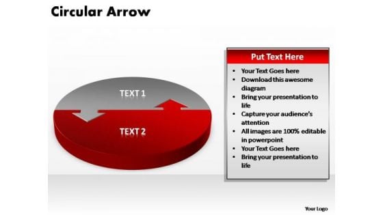 PowerPoint Layout Graphic Circular Arrow Ppt Themes