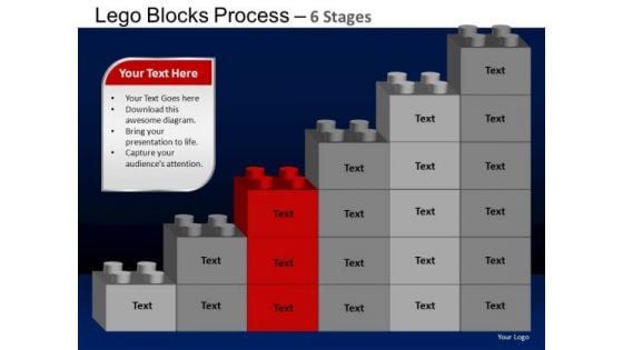 PowerPoint Layout Graphic Lego Blocks Ppt Presentation Designs