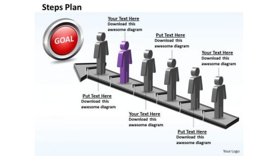 PowerPoint Layout Graphic Steps Plan 6 Stages Style 5 Ppt Designs