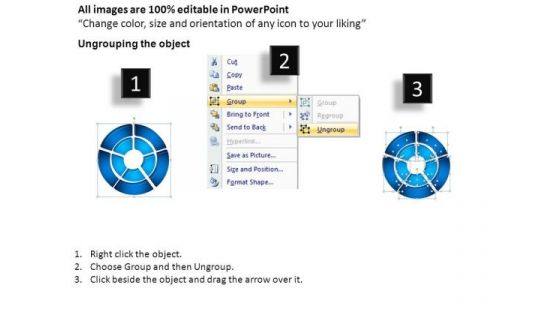 PowerPoint Layout Growth Double Ring Ppt Backgrounds