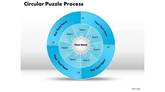 PowerPoint Layout Image Circular Puzzle Ppt Design