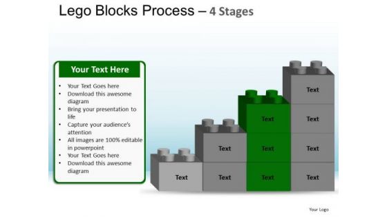 PowerPoint Layout Image Lego Blocks Ppt Backgrounds