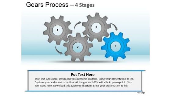 PowerPoint Layout Leadership Gears Process Ppt Designs