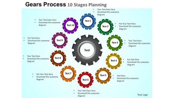 PowerPoint Layout Leadership Goals And Targets Ppt Theme