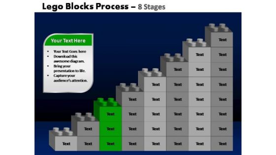 PowerPoint Layout Marketing Lego Blocks Ppt Template