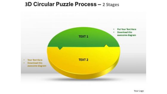 PowerPoint Layout Process Circular Puzzle Ppt Slides