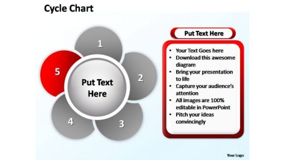 PowerPoint Layout Process Cycle Chart Ppt Backgrounds