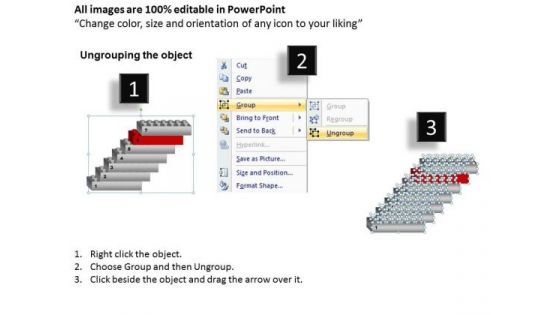 PowerPoint Layout Process Lego Blocks Ppt Slides