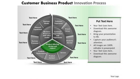 PowerPoint Layout Process Pie Chart Diagram Ppt Presentation