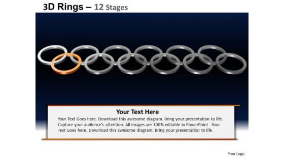 PowerPoint Layout Process Rings Ppt Design Slides
