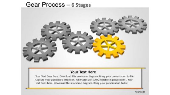 PowerPoint Layout Sales Gears Process Ppt Designs