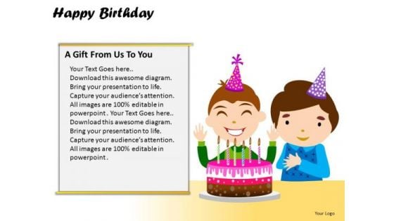 PowerPoint Layout Success Happy Birthday Ppt Themes