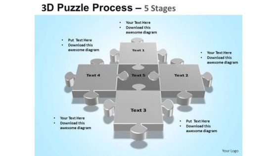 PowerPoint Layout Success Puzzle Process Ppt Design Slides