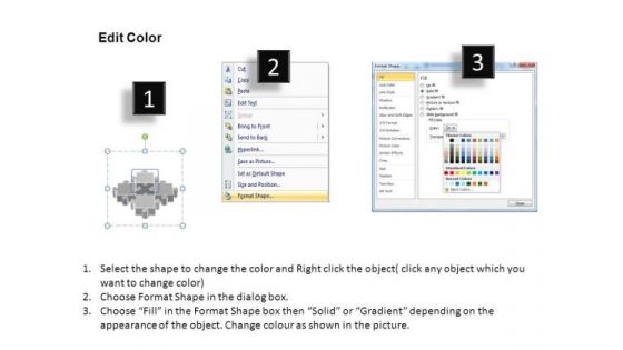 PowerPoint Layout Success Puzzle Process Ppt Design Slides