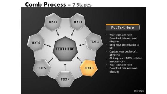 PowerPoint Layout Teamwork Hub And Spokes Process Ppt Design Slides