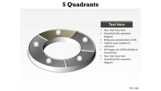 PowerPoint Layout Teamwork Quadrants Ppt Presentation