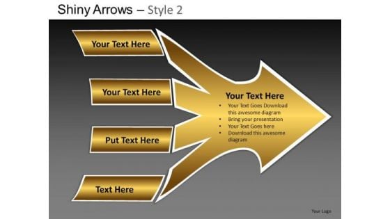 PowerPoint Layouts Business Designs Shiny Arrows 2 Ppt Themes